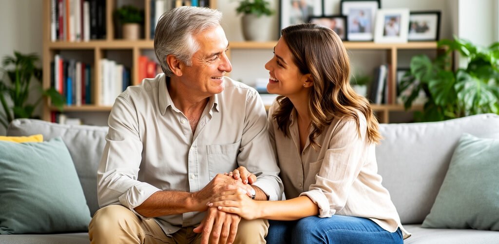 relación hombre mayor mujer joven