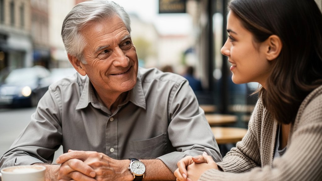 Cualidades hombre mayor enamoran mujer joven