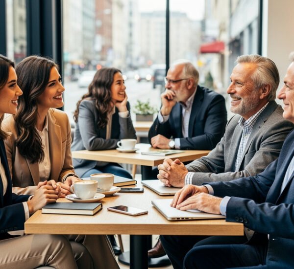 mujeres jóvenes hombres mayores