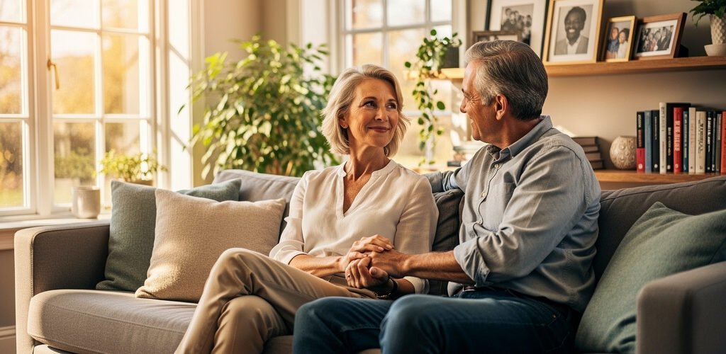 madurez mujer mayor relación estable